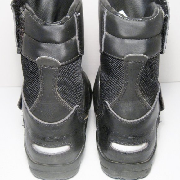 Women's ALPINESTARS Motorcycle Motorbike Riding Boots Black Sz 38/ 7.5 US - EUC! - Picture 5 of 10